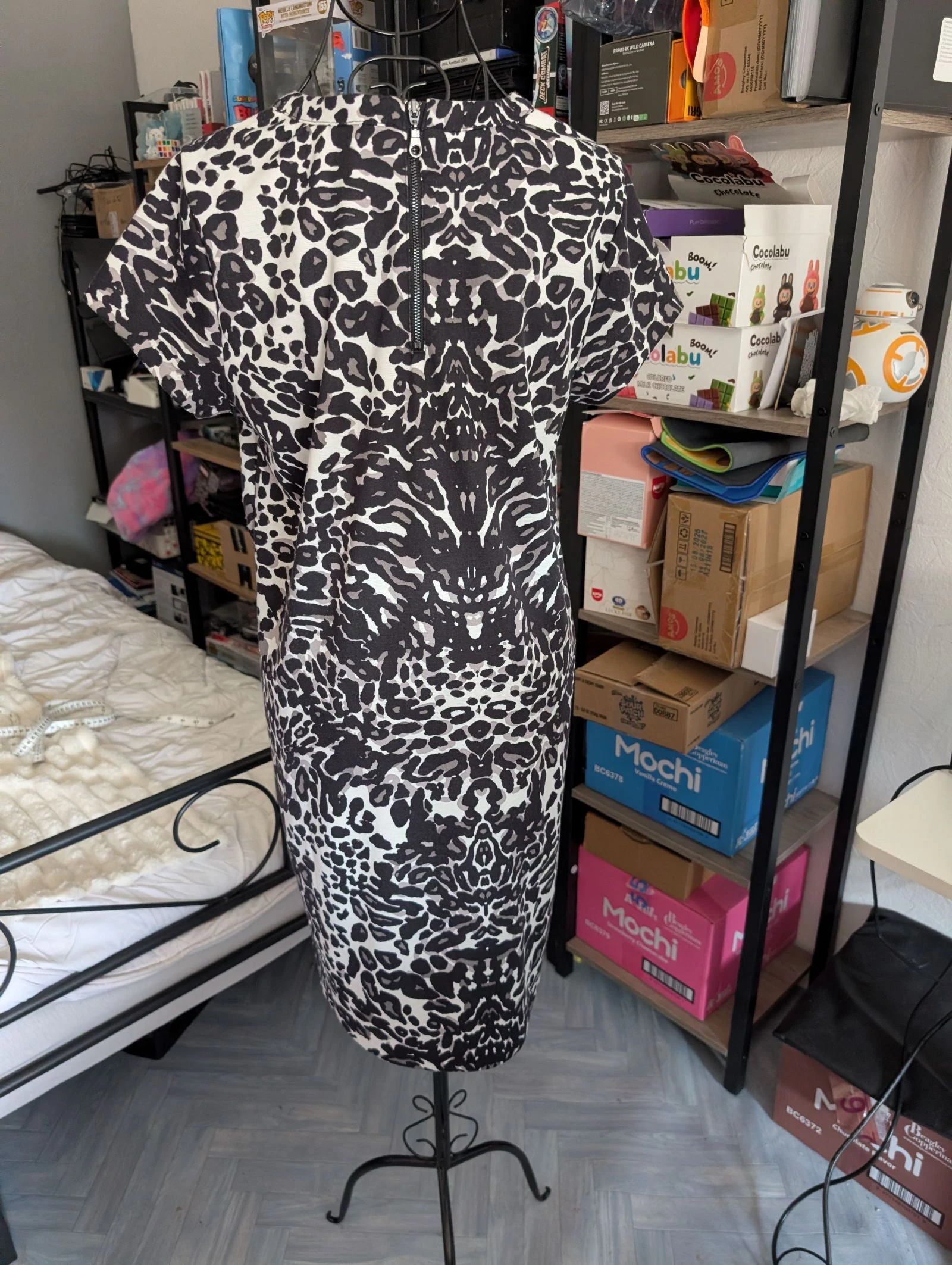 Magnífico vestido com estampa de leopardo – H&M – Tamanho M – photo 5